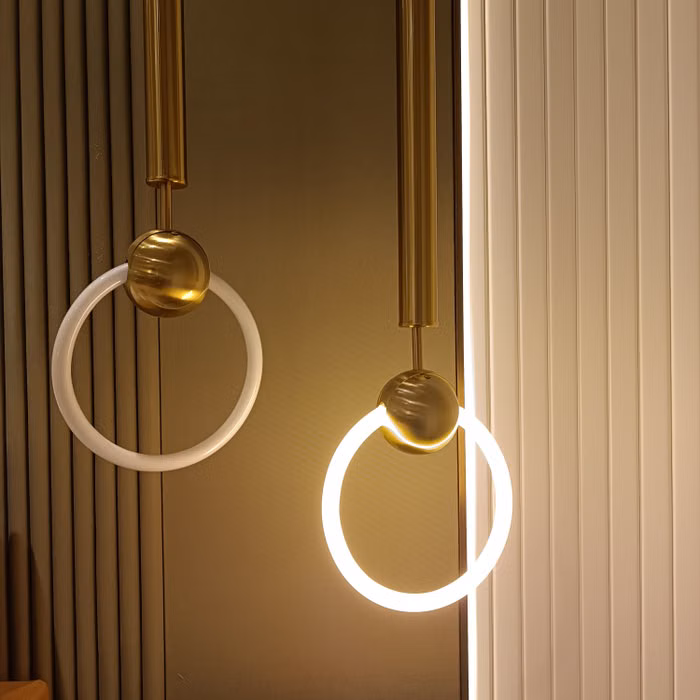 Projects new fixture installation in a finished room
