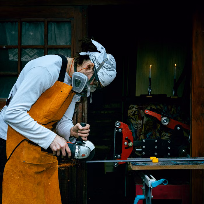 Projects craftsman repairing a residential wall